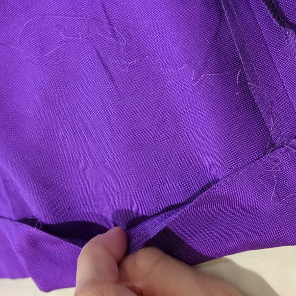 Diane Von Furstenberg purple silk dress size 4 - Picture 7 of 8